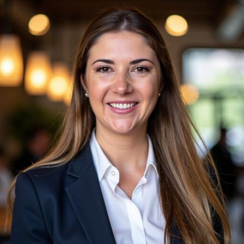 headshot of a caucasian woman