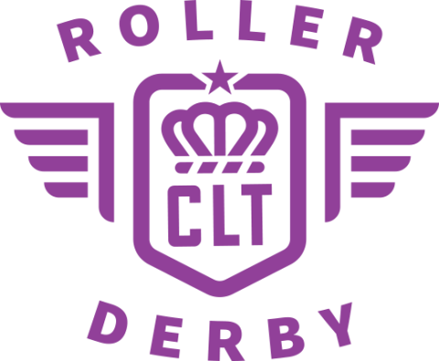Charlotte Roller Derby Purple Logo
