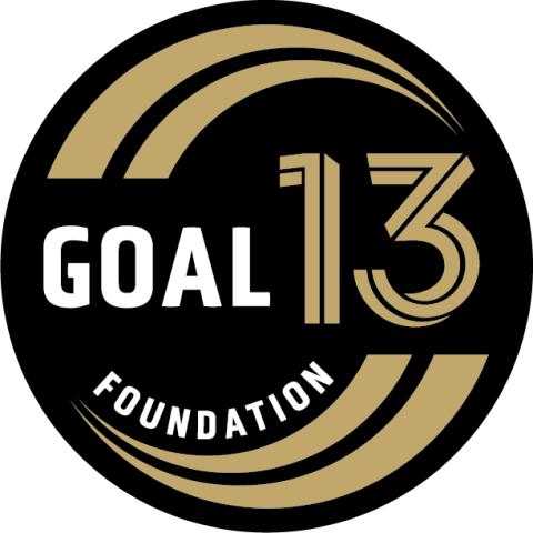 Circle with Goal 13 Foundation written inside circle