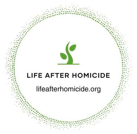 small green leaf inside of a green circle of dots with company name and website inside