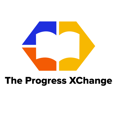corporate logo and name of The Progress XChange