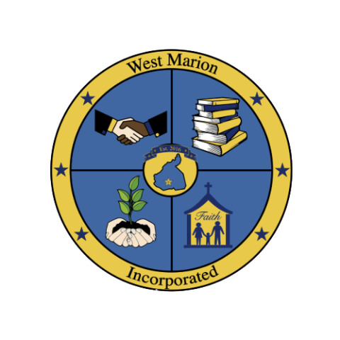 Blue and yellow logo