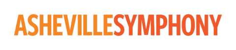 Asheville Symphony logo in orange