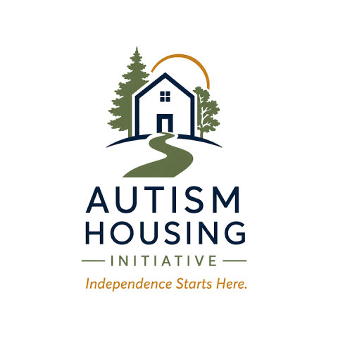 The logo combines five visual ideas: House - home, privacy, stability Pathway - individual journey toward independence  Trees - growth, nature, permanence Rising sun - optimism and possibility Landscape - the wooded residential-community concept 